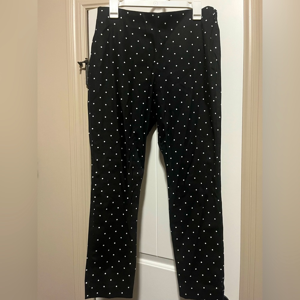 Polka Dot Black Pants